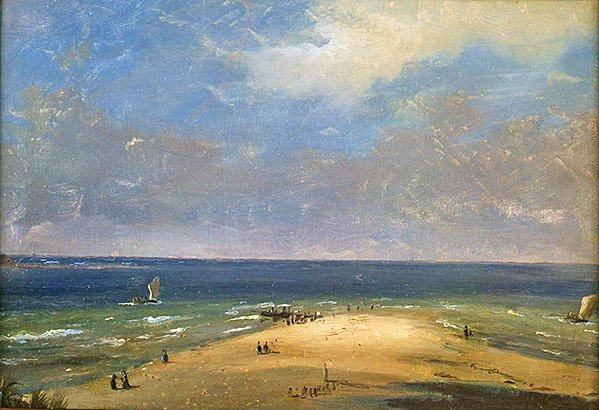 La spiaggia di Marsiglia da Anton Melbye