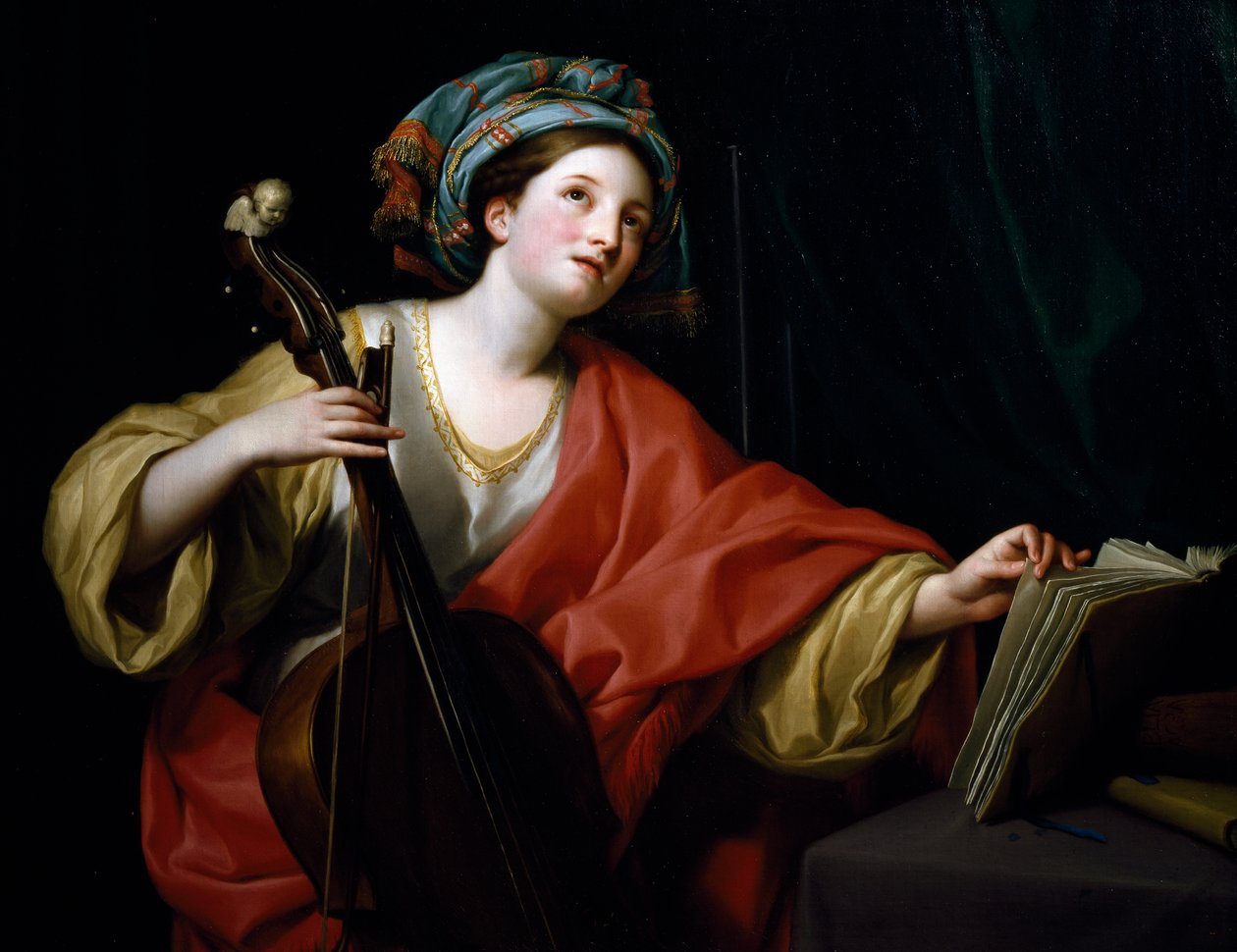 Santa Cecilia, di Anton Raphael Mengs da Anton Raphael Mengs