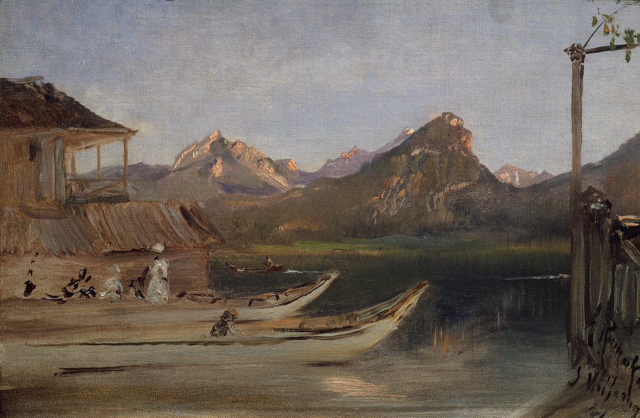 Sul lago Wolfgang da Anton Romako