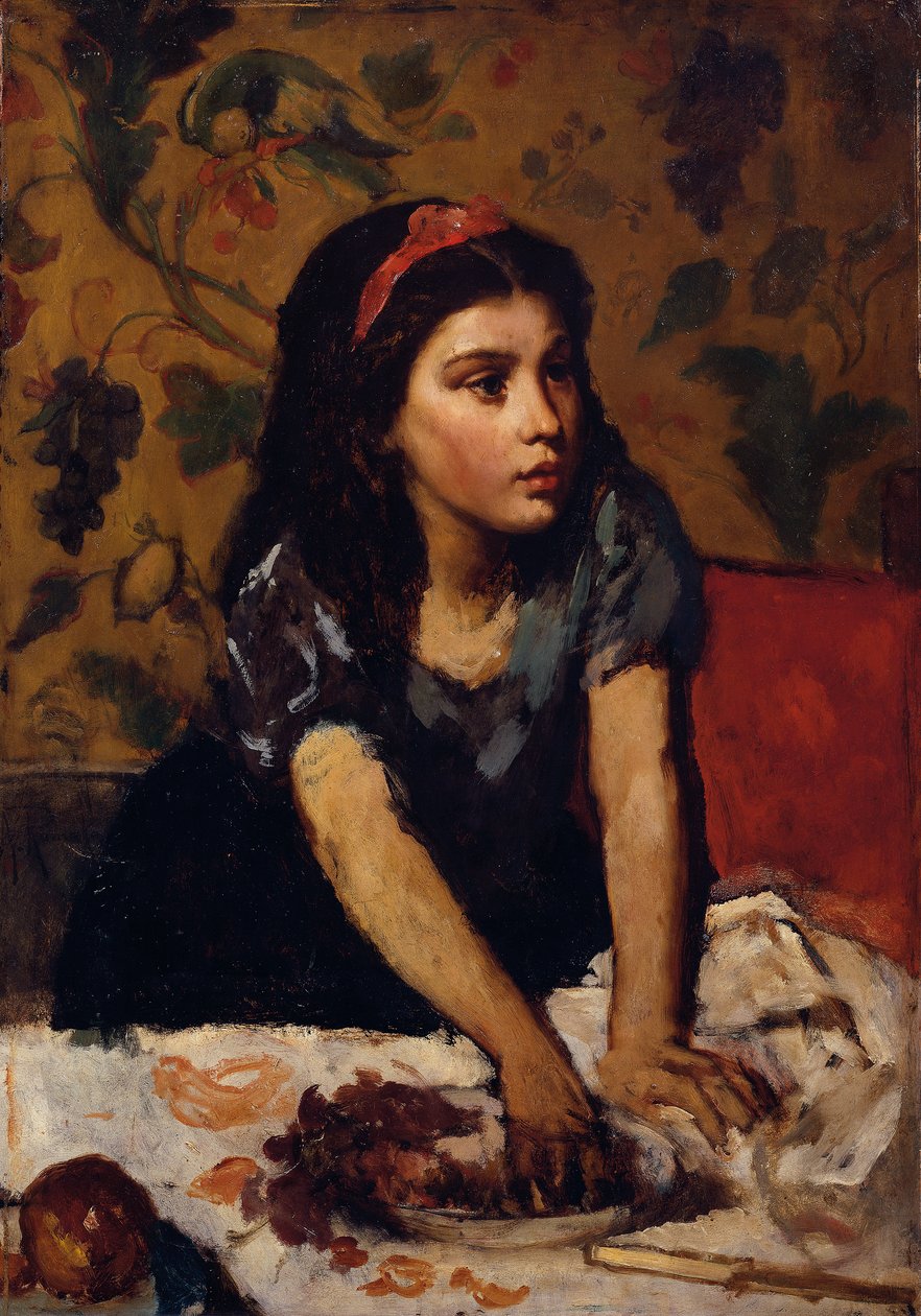 Ragazza che mangia da Anton Romako