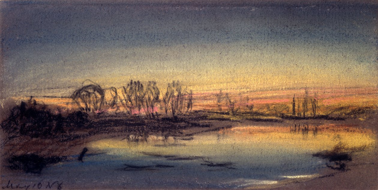 Tramonto, maggio 1884 da Frederick (attr. to) Barnard