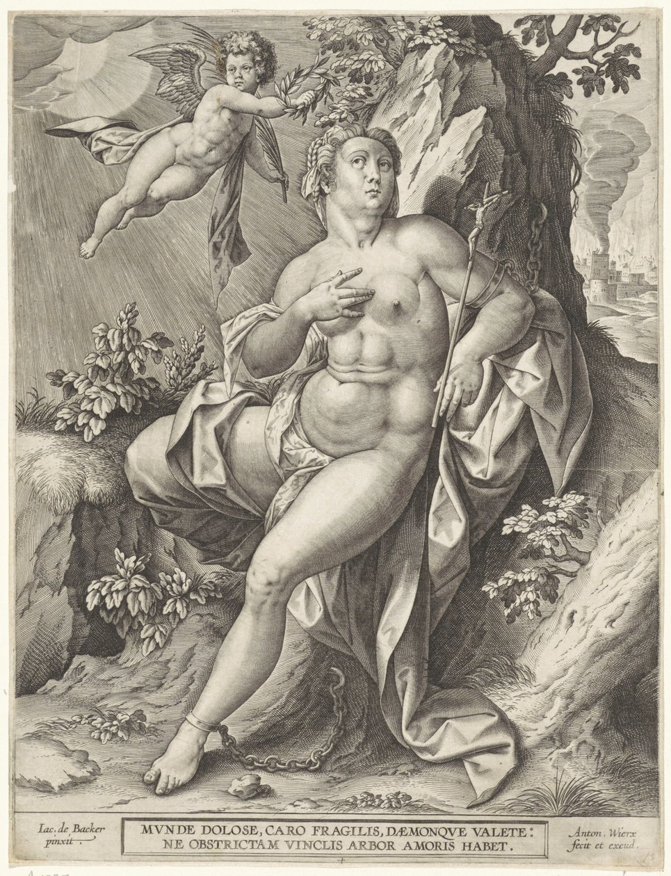 Allegoria della fede da Antonie Wierix (II)