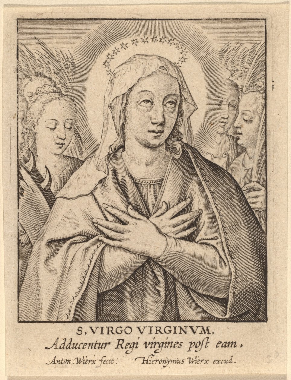 S. Virgo Virginum da Antonie Wierix