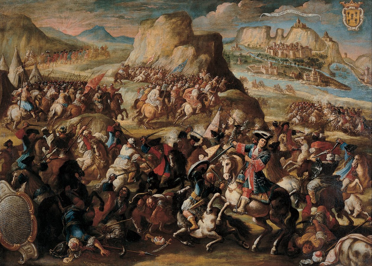 La battaglia di Orano da Antonio Acisclo Palomino y Velasco