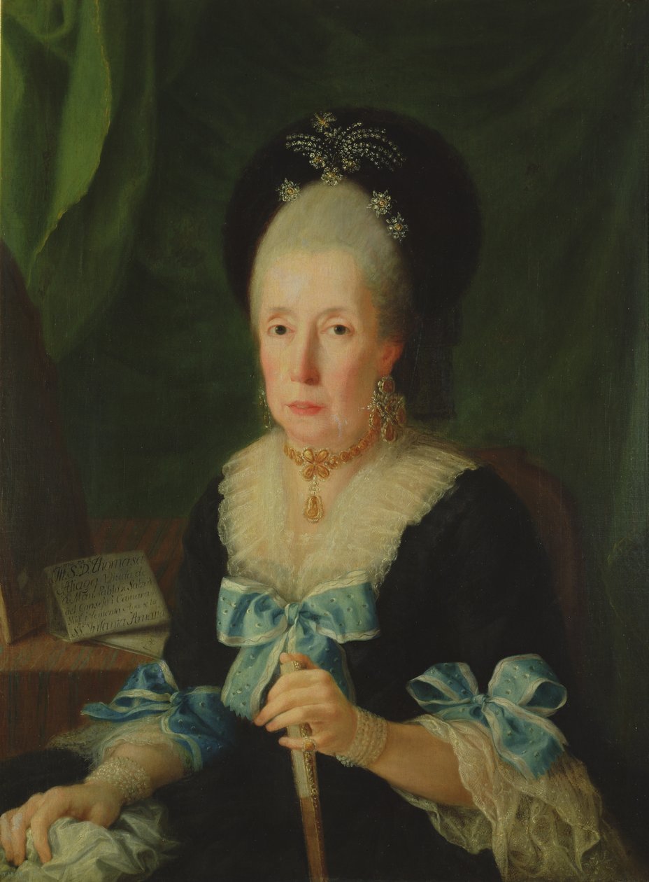 Dona Tomasa de Aliga da Antonio Carnicero