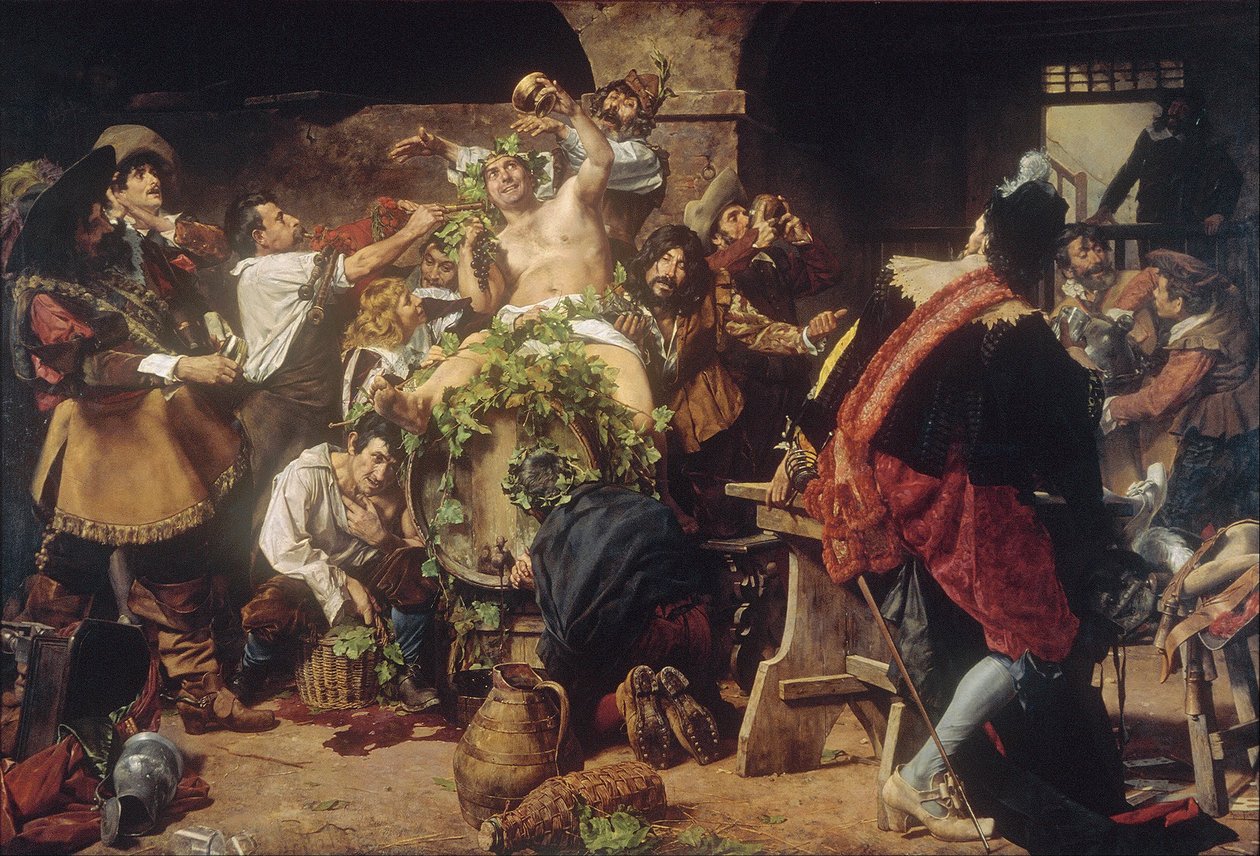 I bevitori (Baccanale) da Antonio Maria Fabres y Costa