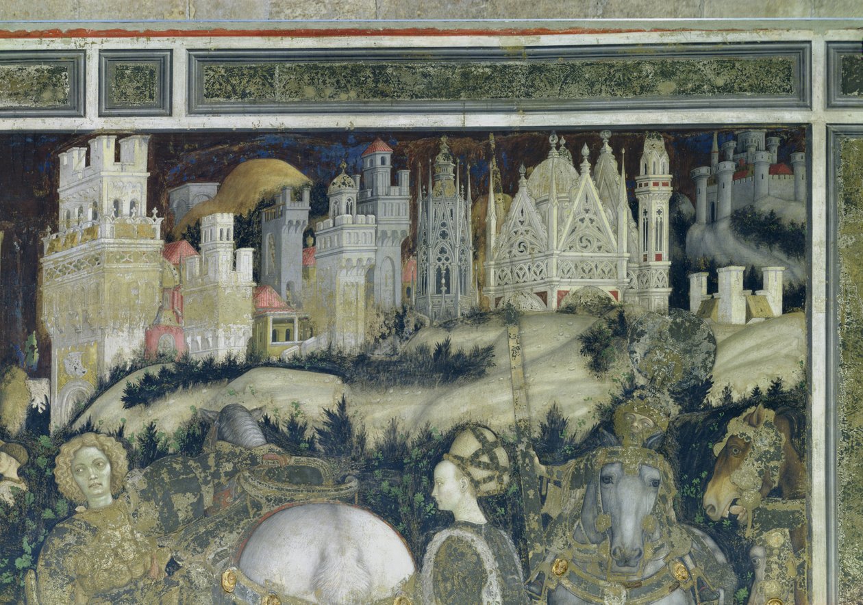 San Giorgio e la Principessa di Trebisonda (dettaglio) da Antonio Pisanello