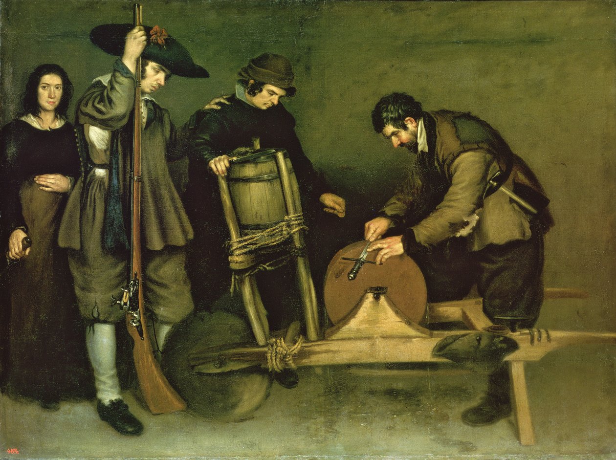 Il molatore, 1635-40 da Antonio de Puga
