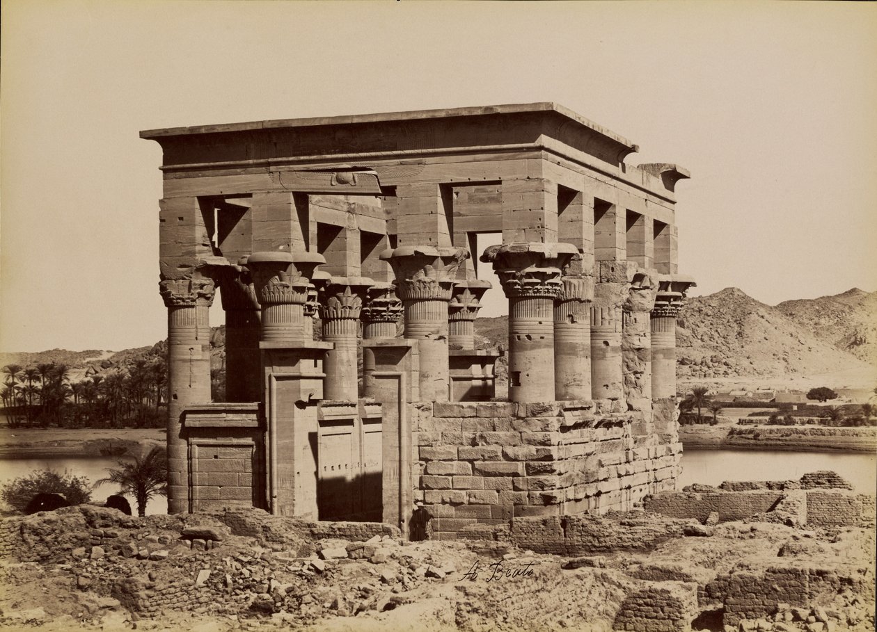 [Chiosco di Philae] / [Chiosco di Phile] da Antonio Beato