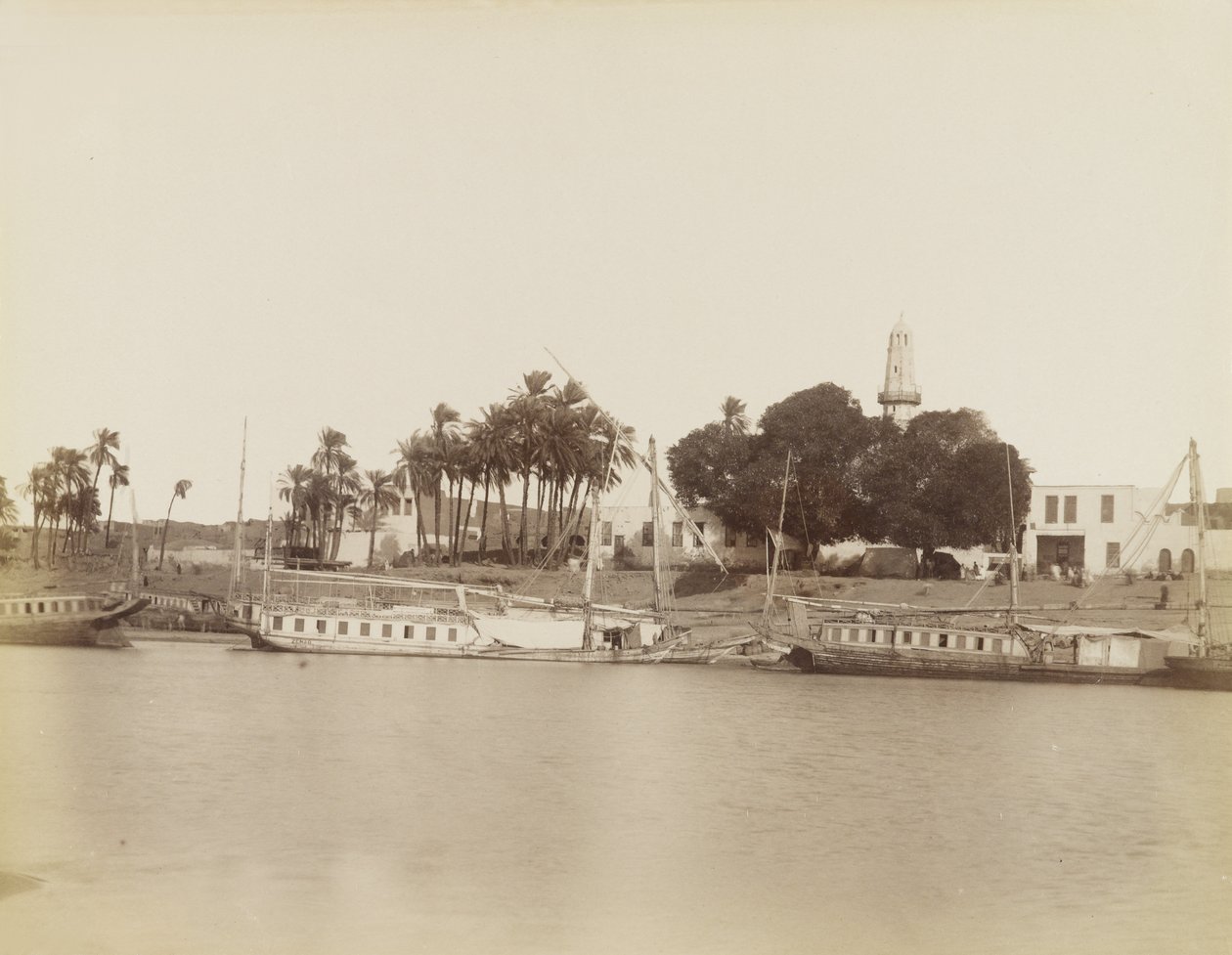 Vista di Assuan, Egitto da Antonio Beato
