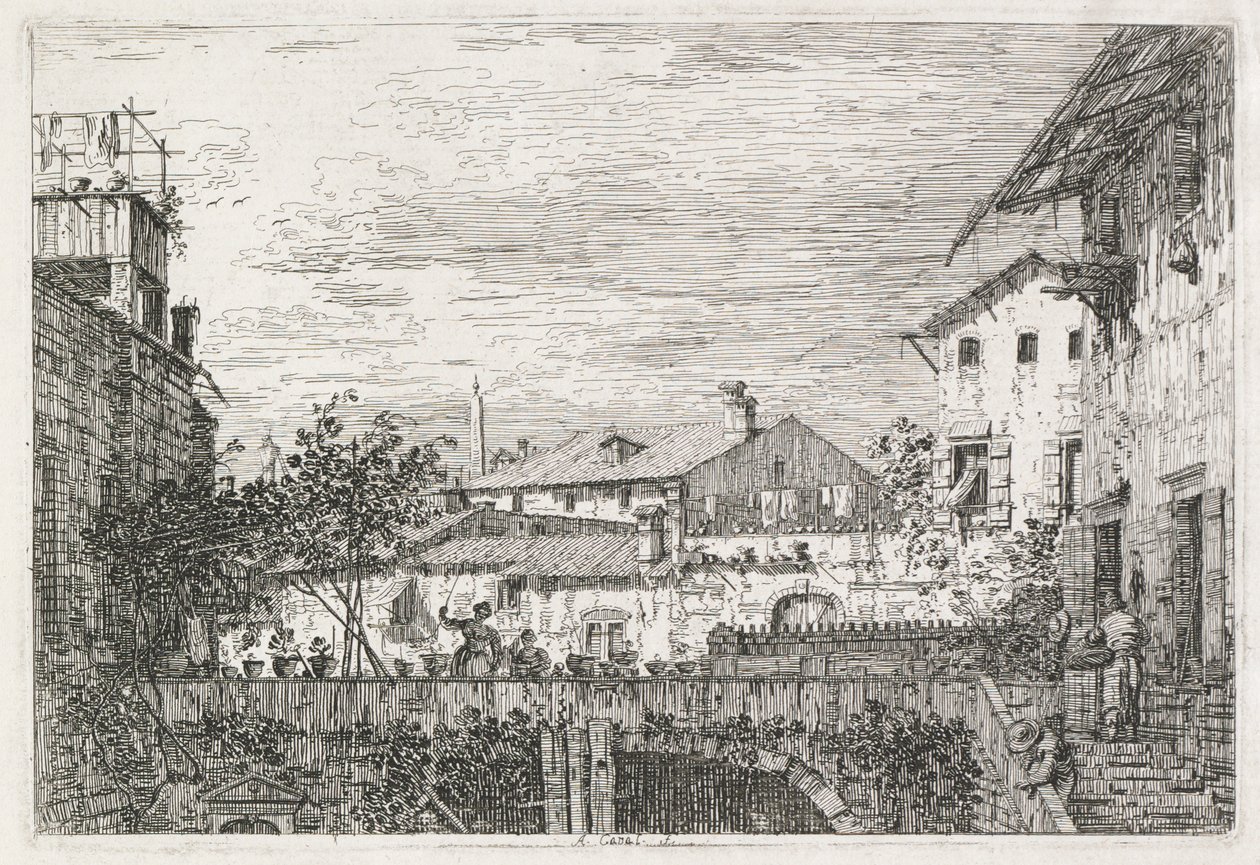 Vedute: La terrazza da Antonio Canaletto