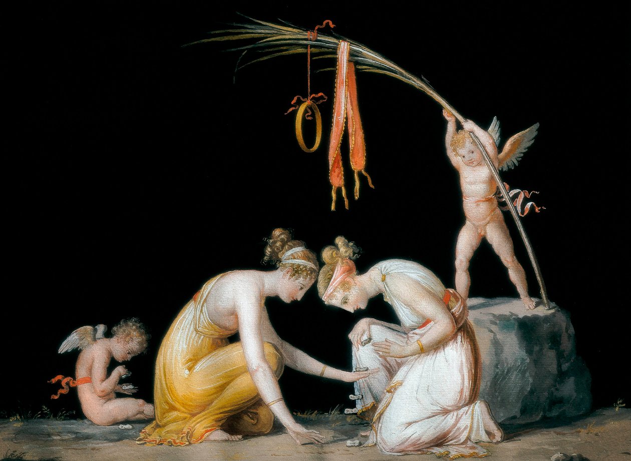 Giocatori di astragali da Antonio Canova