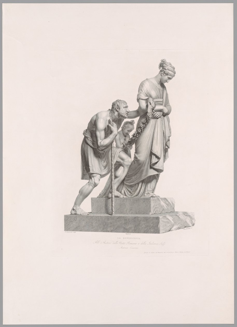 Carità, da Oeuvre de Canova da Antonio Canova