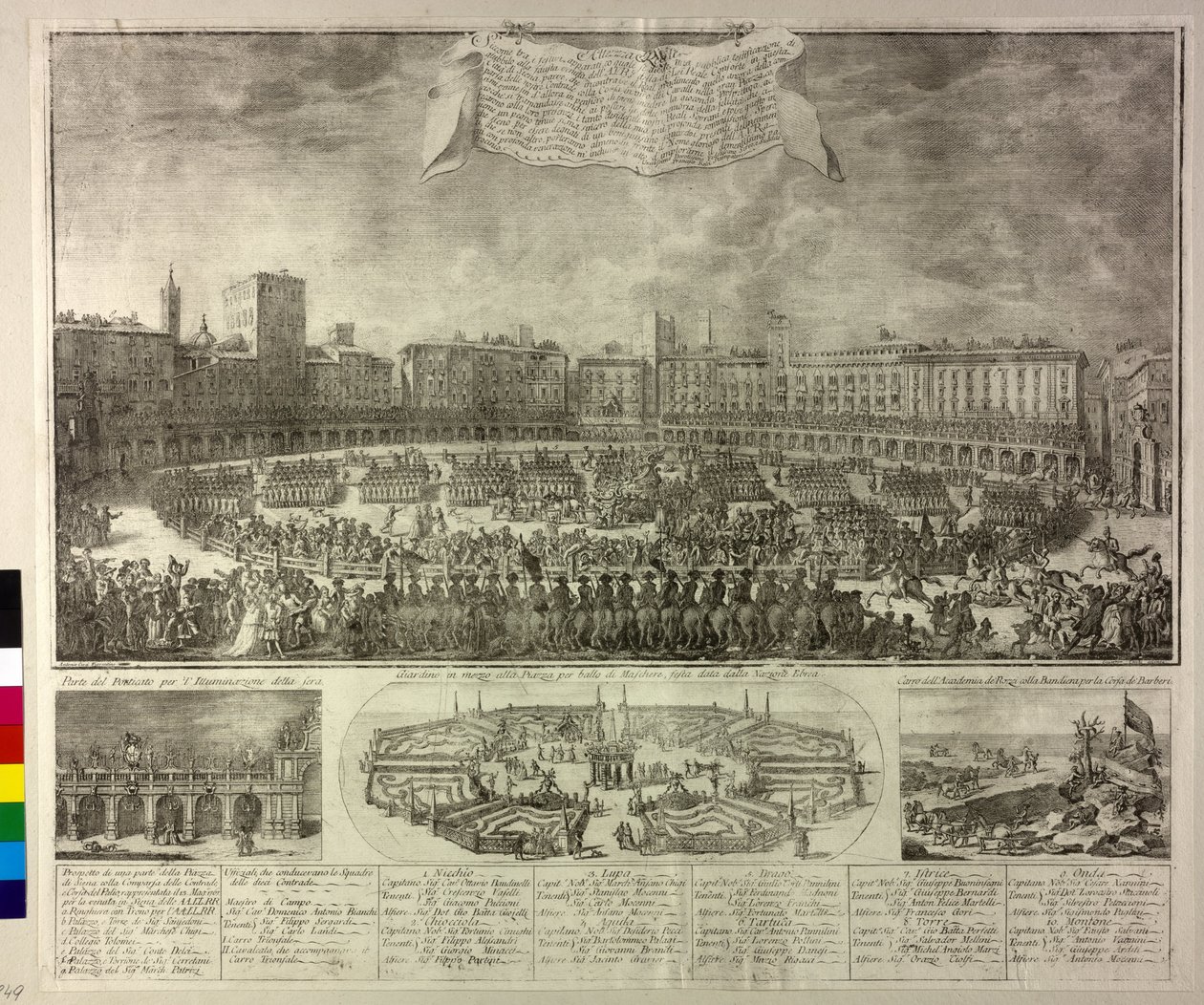 Illustrazione delle festività da Antonio Cioci or Ciocchi
