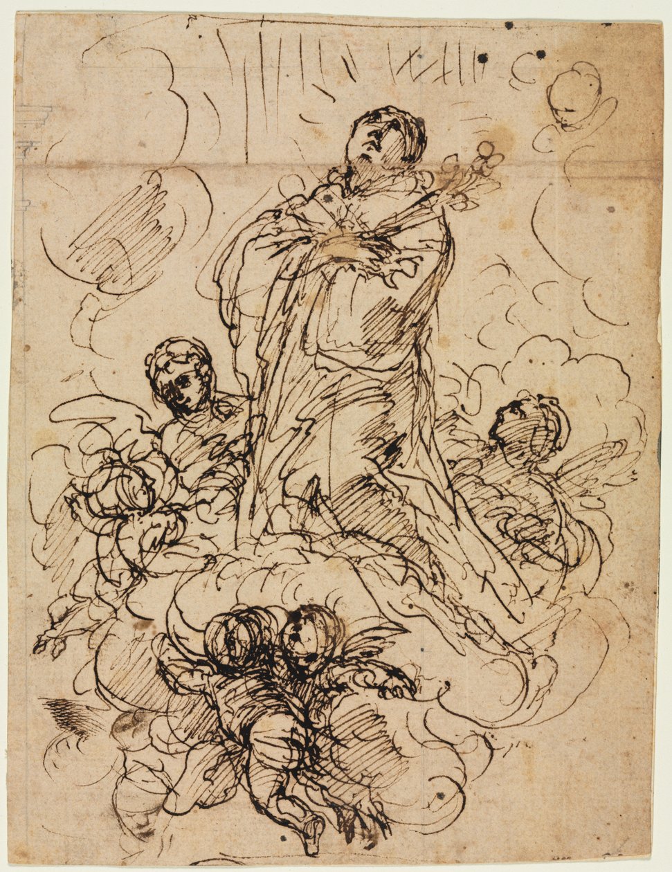 Apoteosi di un santo, c. 1700 da Antonio Domenico Gabbiani