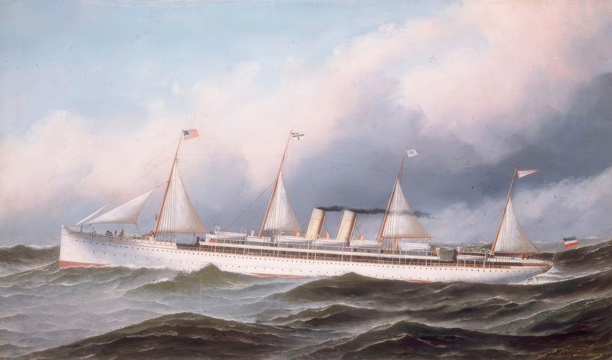 Nave da linea Kaiser Wilhelm II da Antonio Jacobsen