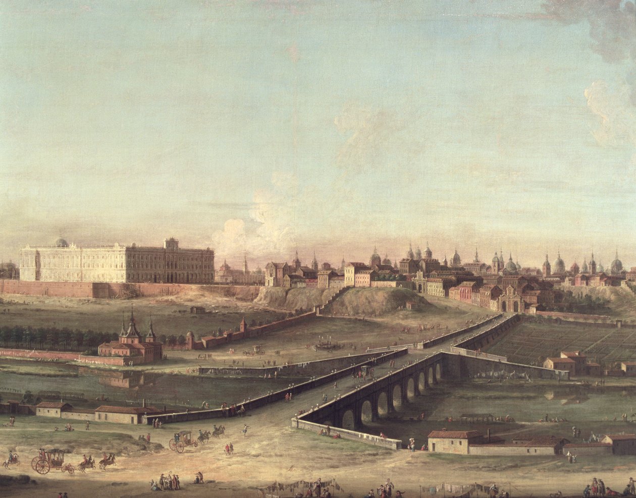 Palazzo Reale, Madrid (dettaglio) da Antonio Joli