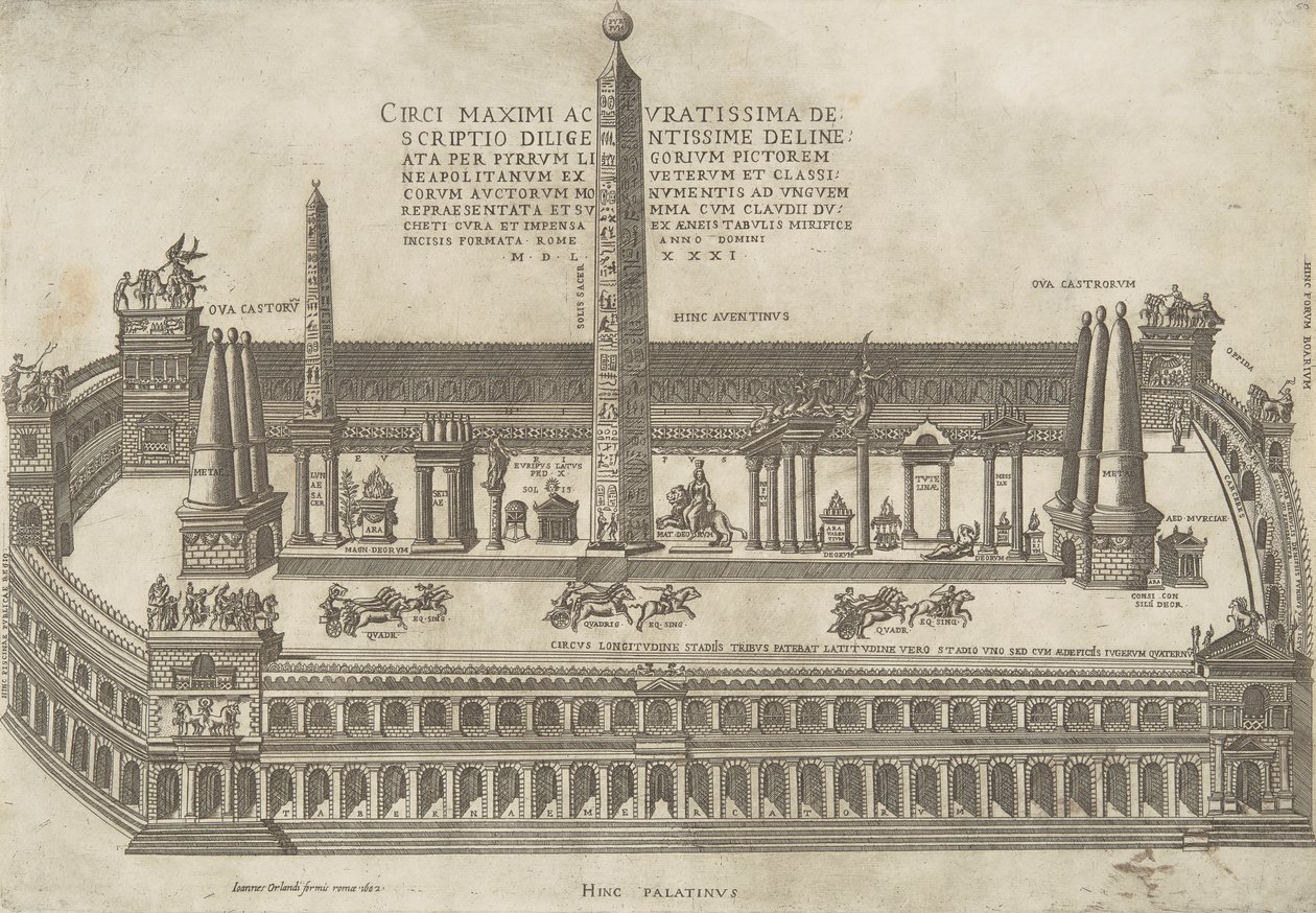 Circi Maximi Accuratissima Descriptio da Antonio Lafreri