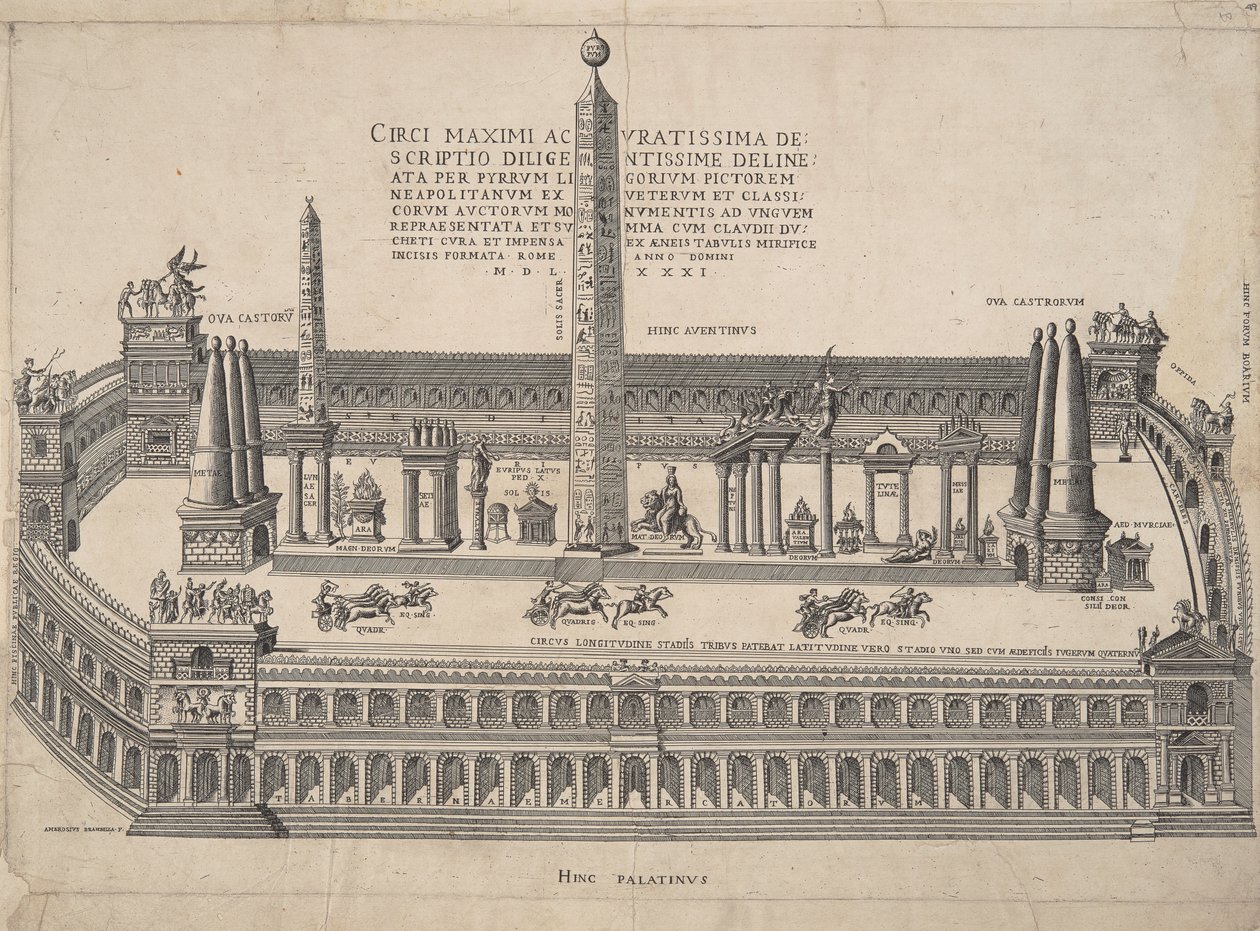 Circi Maximi Accuratissima Descriptio da Antonio Lafreri