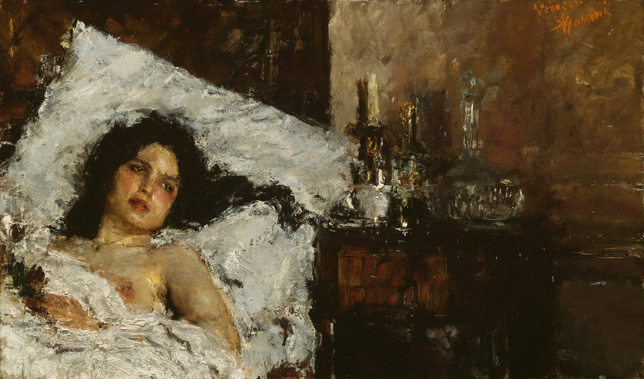 Riposo, c. 1887 da Antonio Mancini