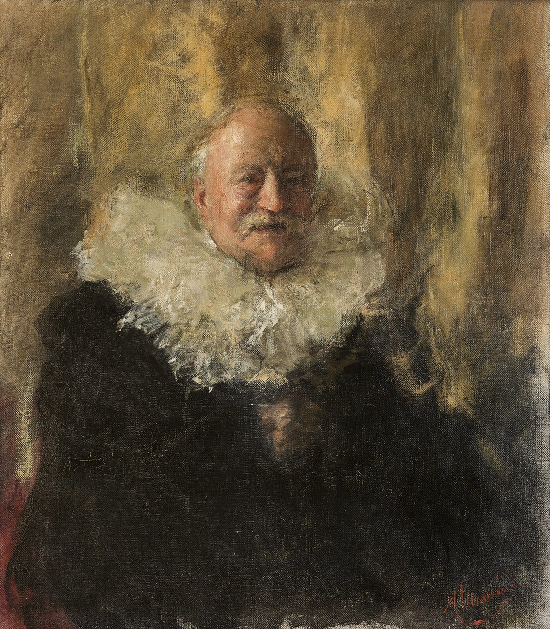 Autoritratto da Antonio Mancini