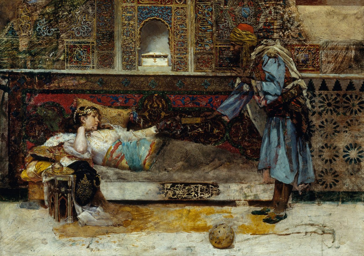 Il dono del sultano, 1885-1886 da Antonio Maria Fabres y Costa