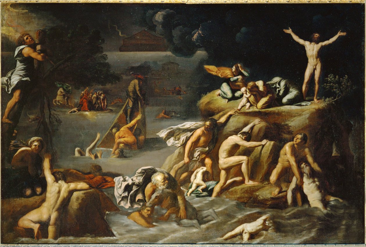 Le Deluge - il diluvio ... da Antonio Marziale Carracci
