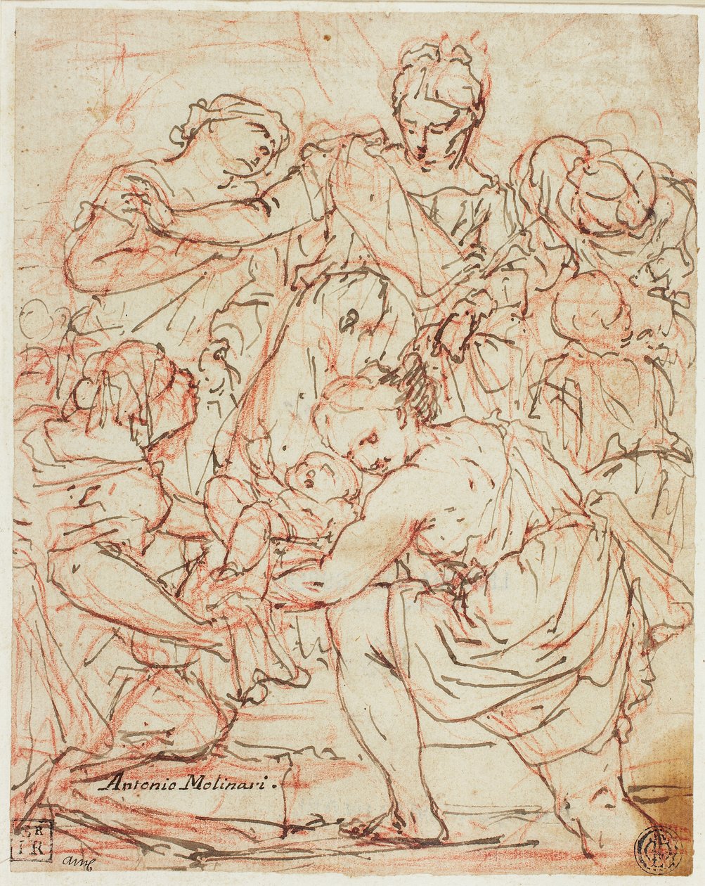 Ritrovamento di Mosè da Antonio Molinari