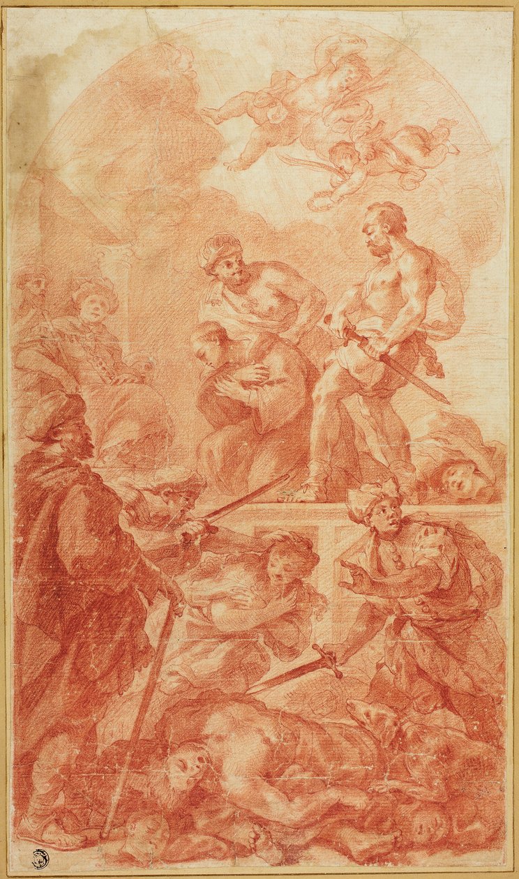 Scena del martirio da Antonio Molinari