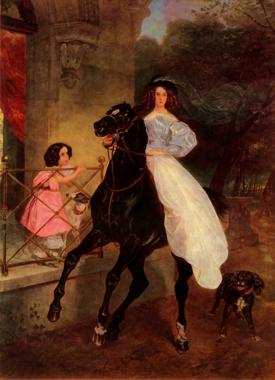 La cavallerizza, 1832, 1965 da Antonio Molinari