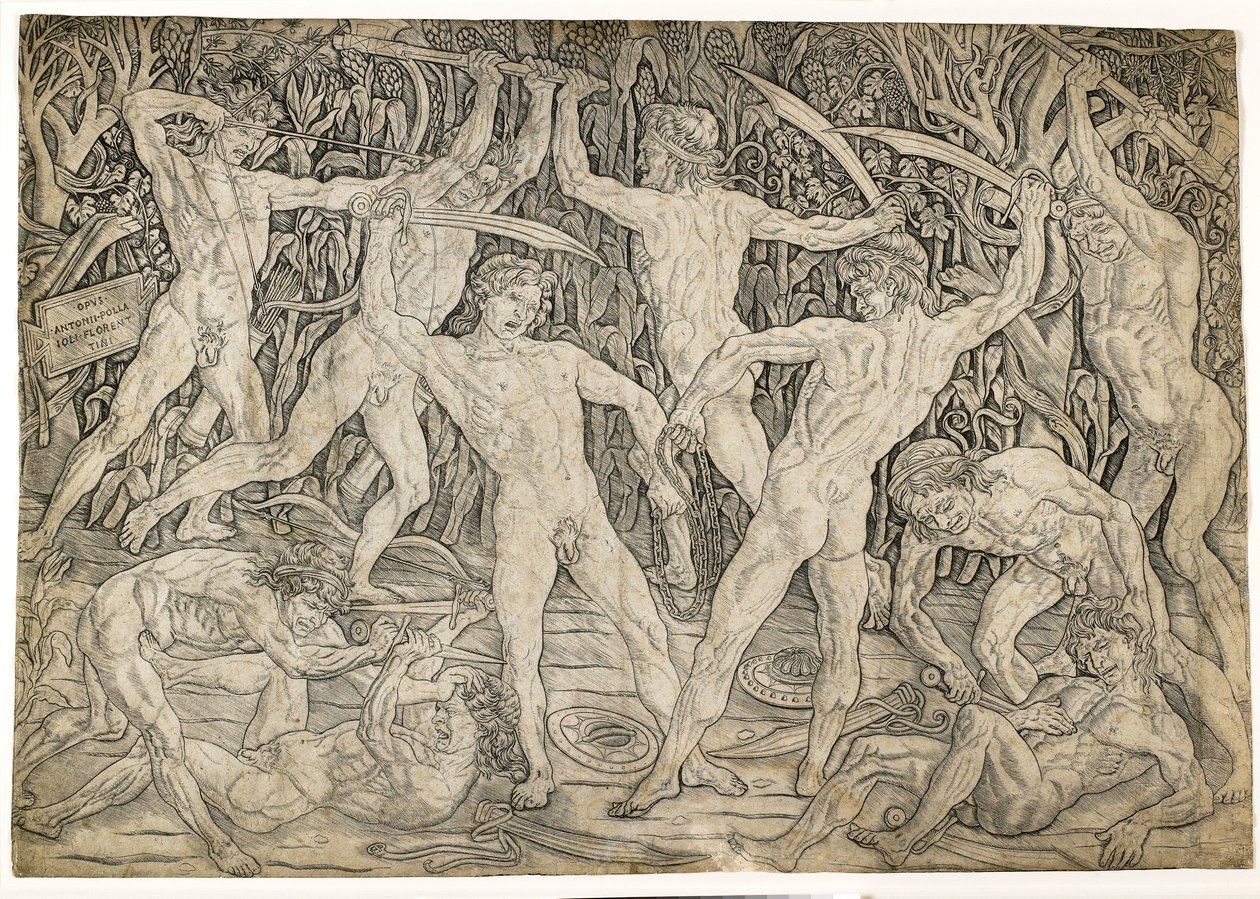 Battaglia dei nudi da Antonio Pollaiuolo