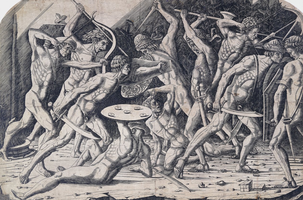 Ercole e i Giganti, c.1475-80 da Antonio Pollaiuolo