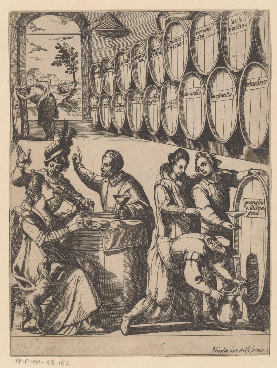 Festa di bevute in cantina da Antonio Tempesta