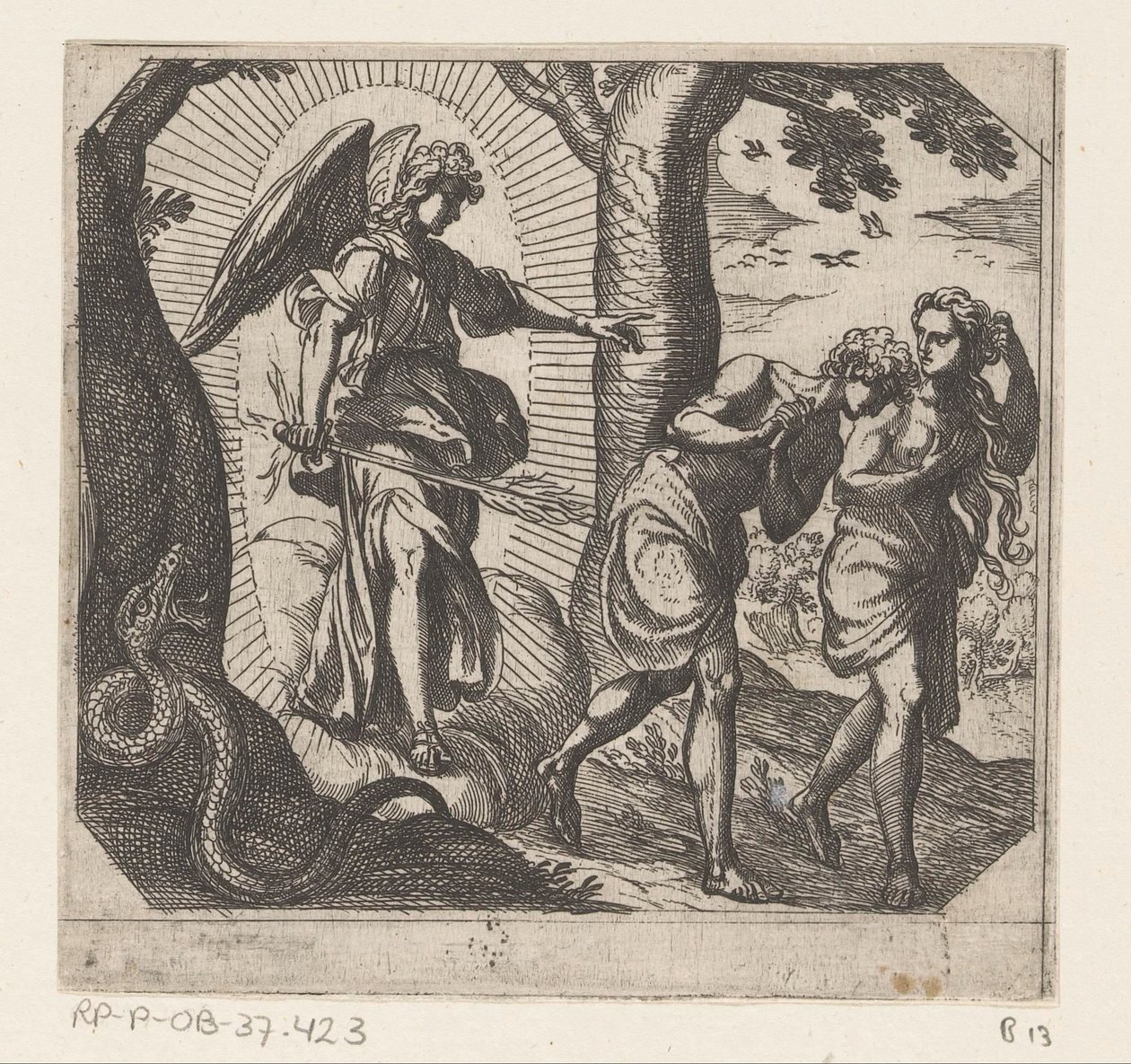 Espulsione dal Paradiso da Antonio Tempesta
