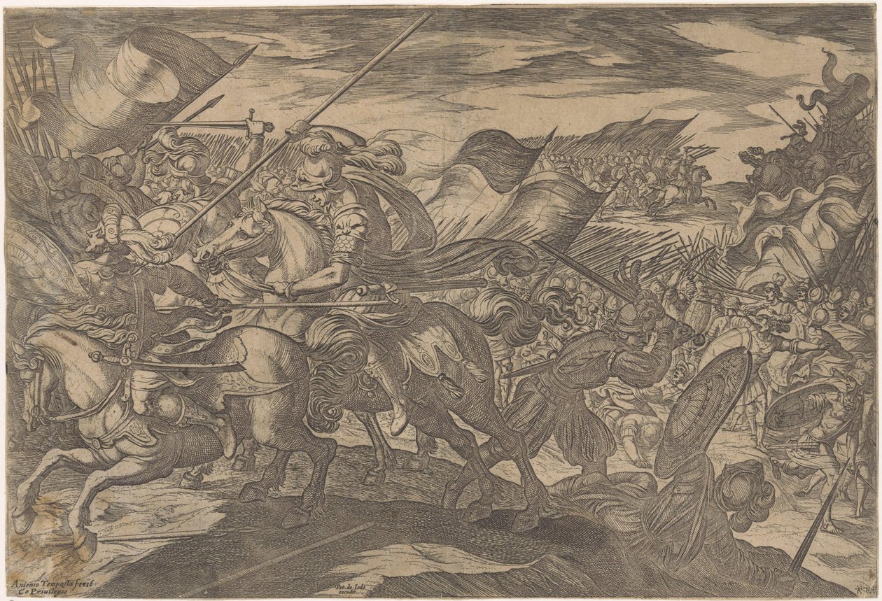 Soldati in combattimento da Antonio Tempesta
