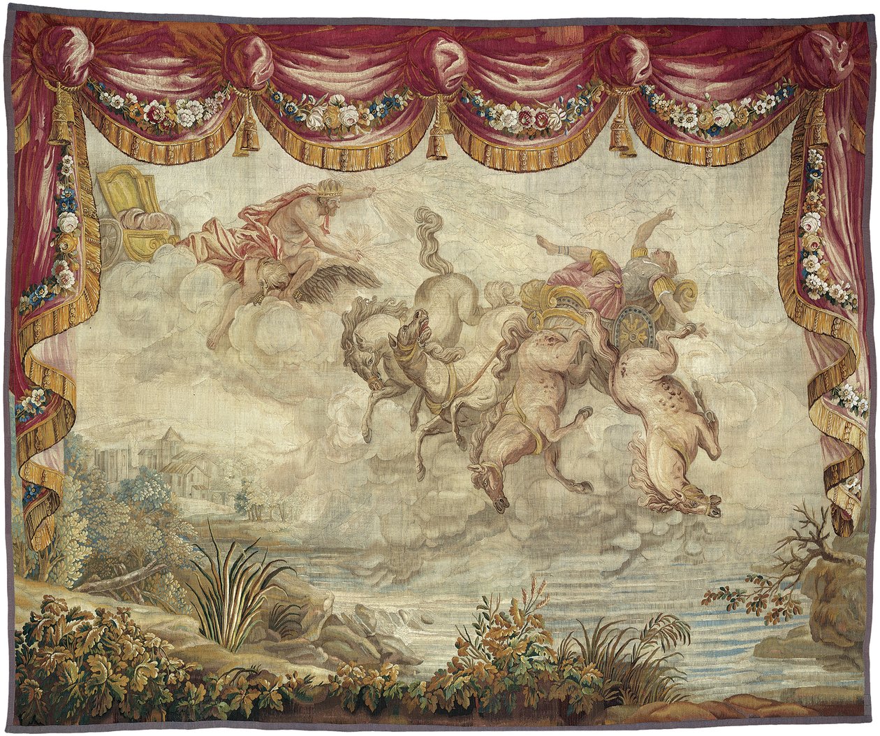 La caduta di Fetonte da Antonio Tempesta