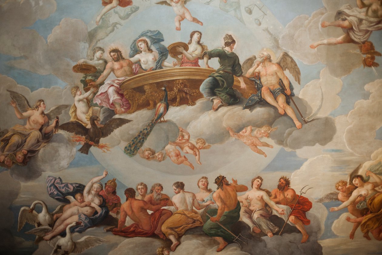 Il soffitto della Scala del Re da Antonio Verrio