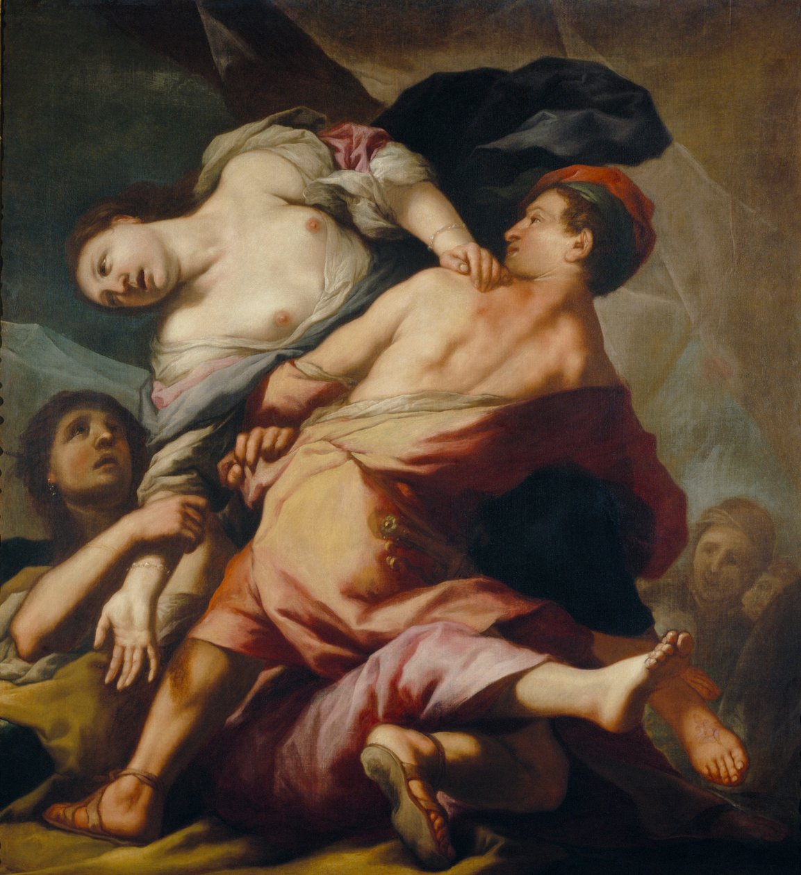 Una scena di stupro da Antonio Zanchi