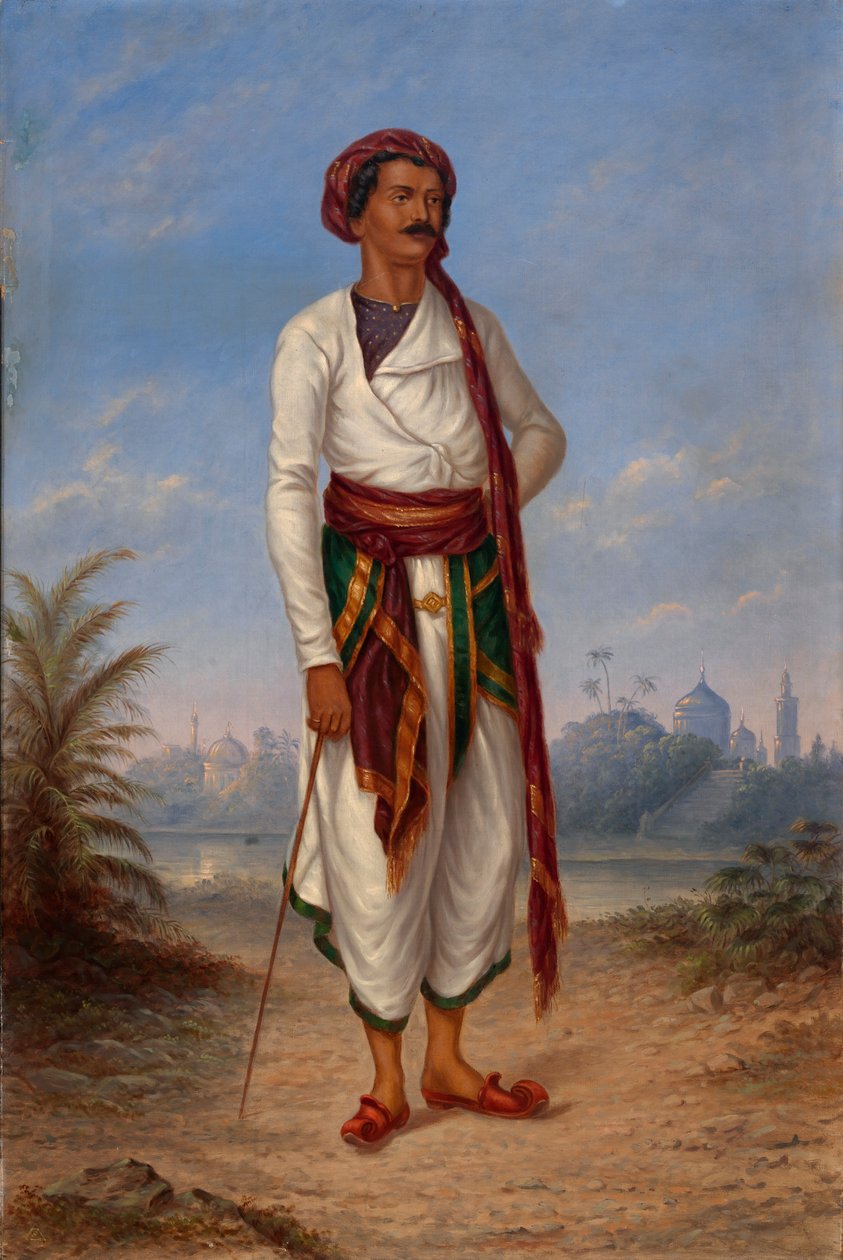 Uomo indù, ca. 1893 da Antonio Zeno Shindler