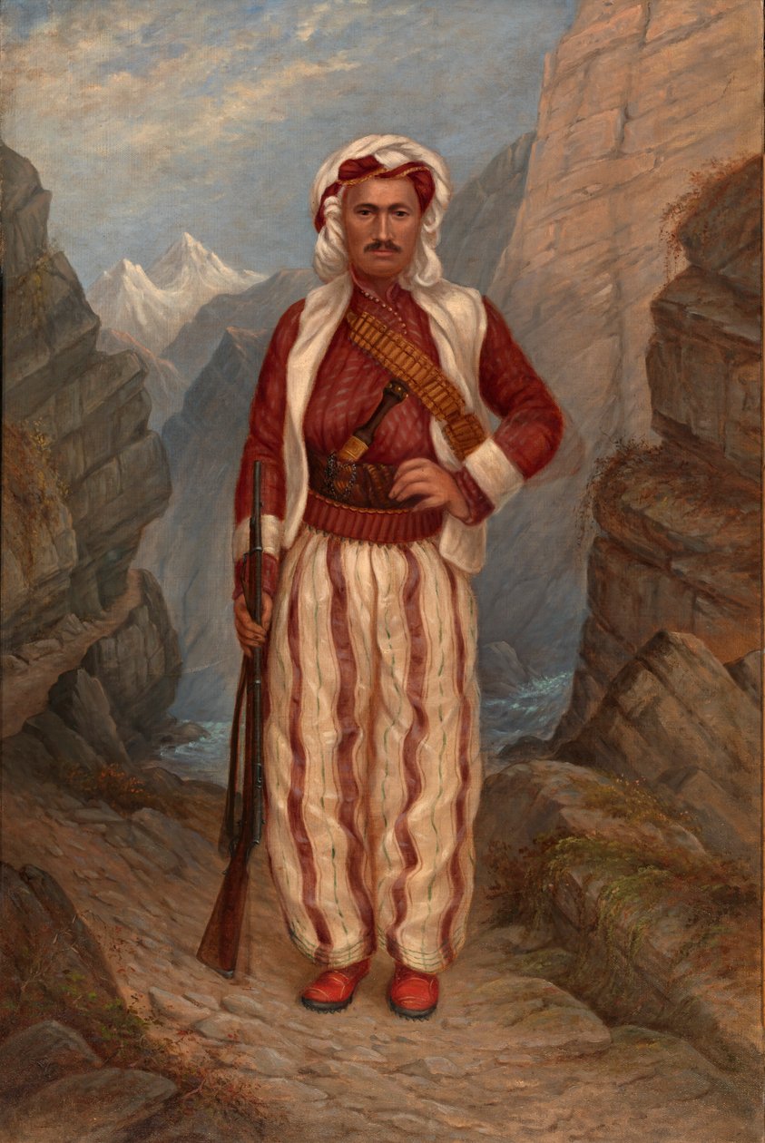 Uomo curdo, ca. 1893 da Antonio Zeno Shindler