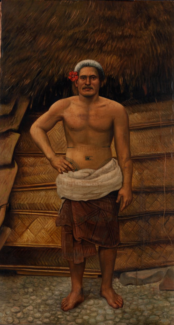 Uomo Samoano, ca. 1885-1899 da Antonio Zeno Shindler