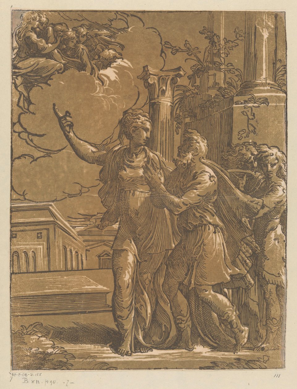 Imperatore Augusto e la Sibilla Tiburtina da Antonio da Trento