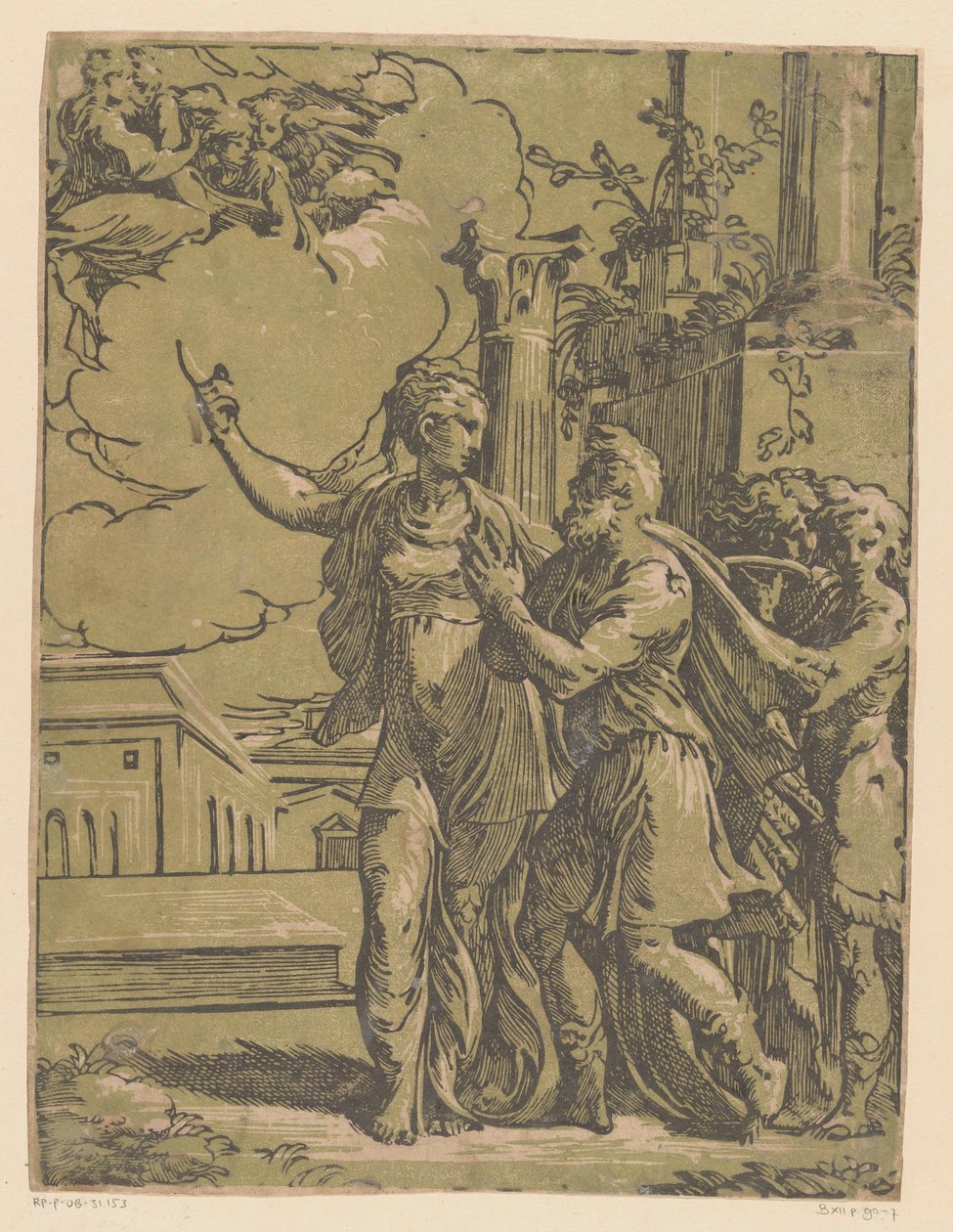 Imperatore Augusto e la Sibilla Tiburtina da Antonio da Trento