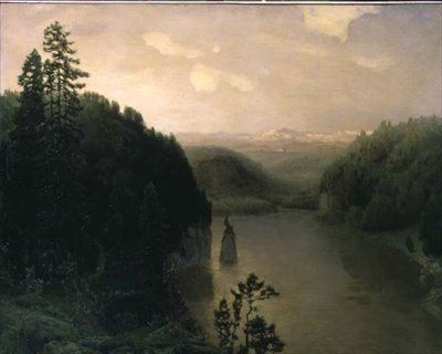 Lago Gornoye negli Urali da Apollinari Mikhailovich Vasnetsov