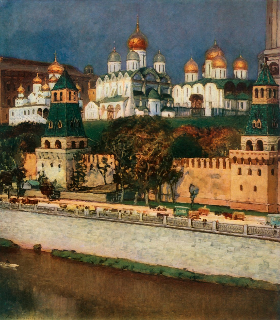 Il Cremlino di Mosca da Apollinari Mikhailovich Vasnetsov