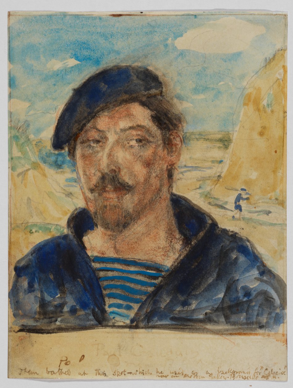 Ritratto di Paul Gauguin da Archibald Standish Hartrick