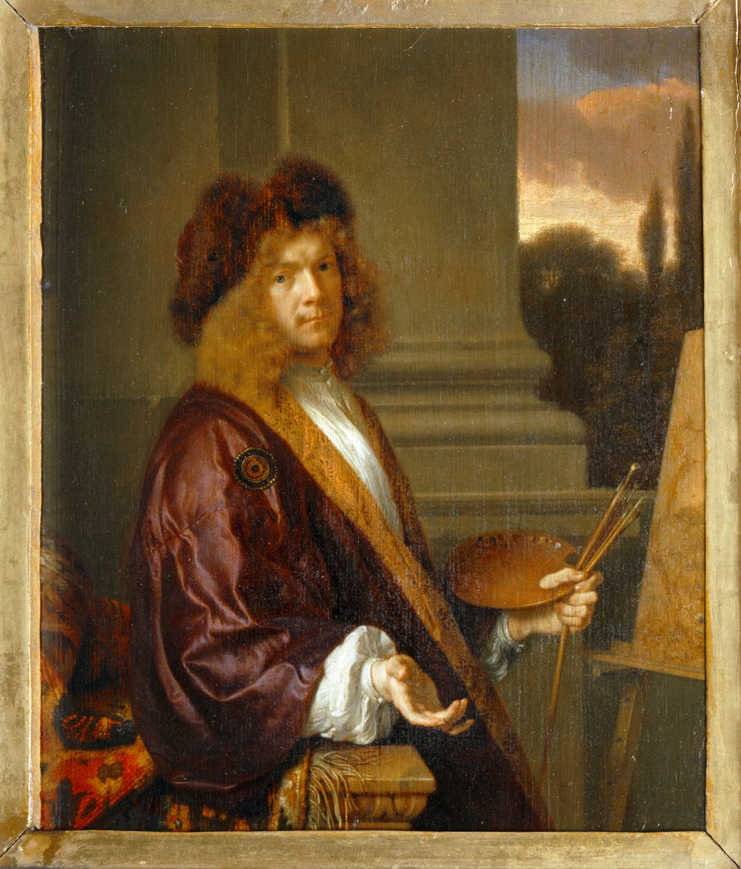 Autoritratto con cavalletto ... da Arie de Vois