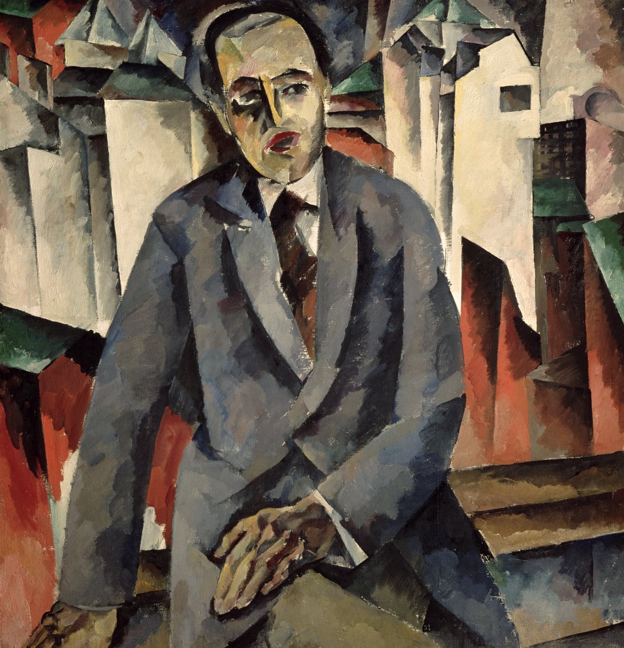 Ritratto del regista Alexander J. Tairov da Aristarkh Vasilievic Lentulov