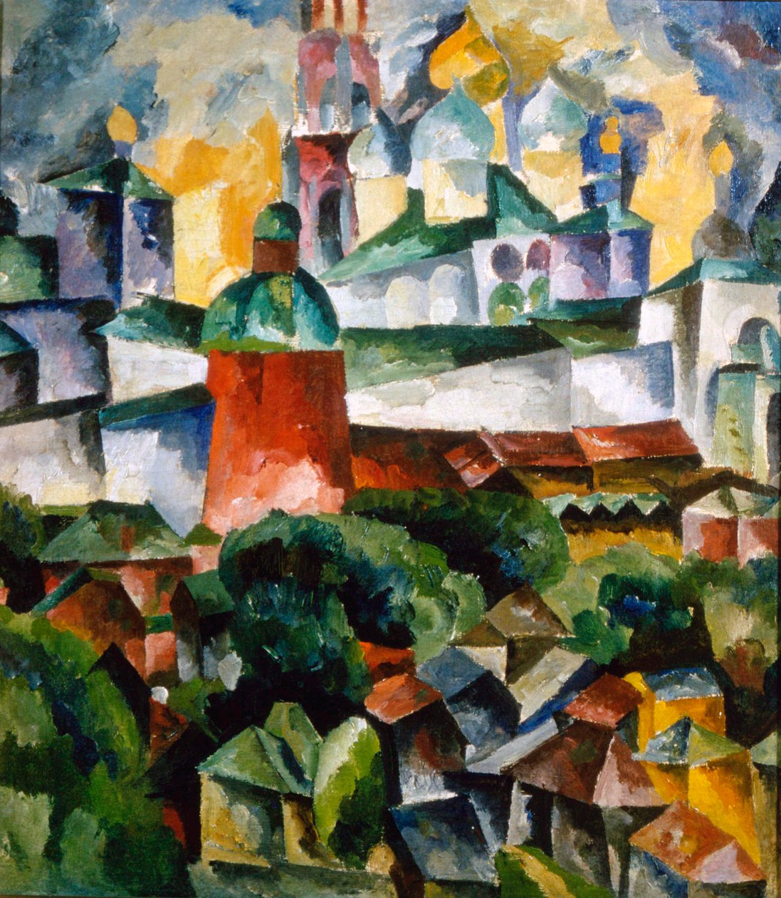 Paesaggio con il Monastero della Trinità di San Sergio da Aristarkh Lentulov