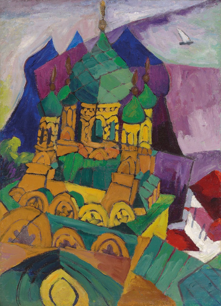 Chiesa ad Alupka da Aristarkh Vasilievic Lentulov